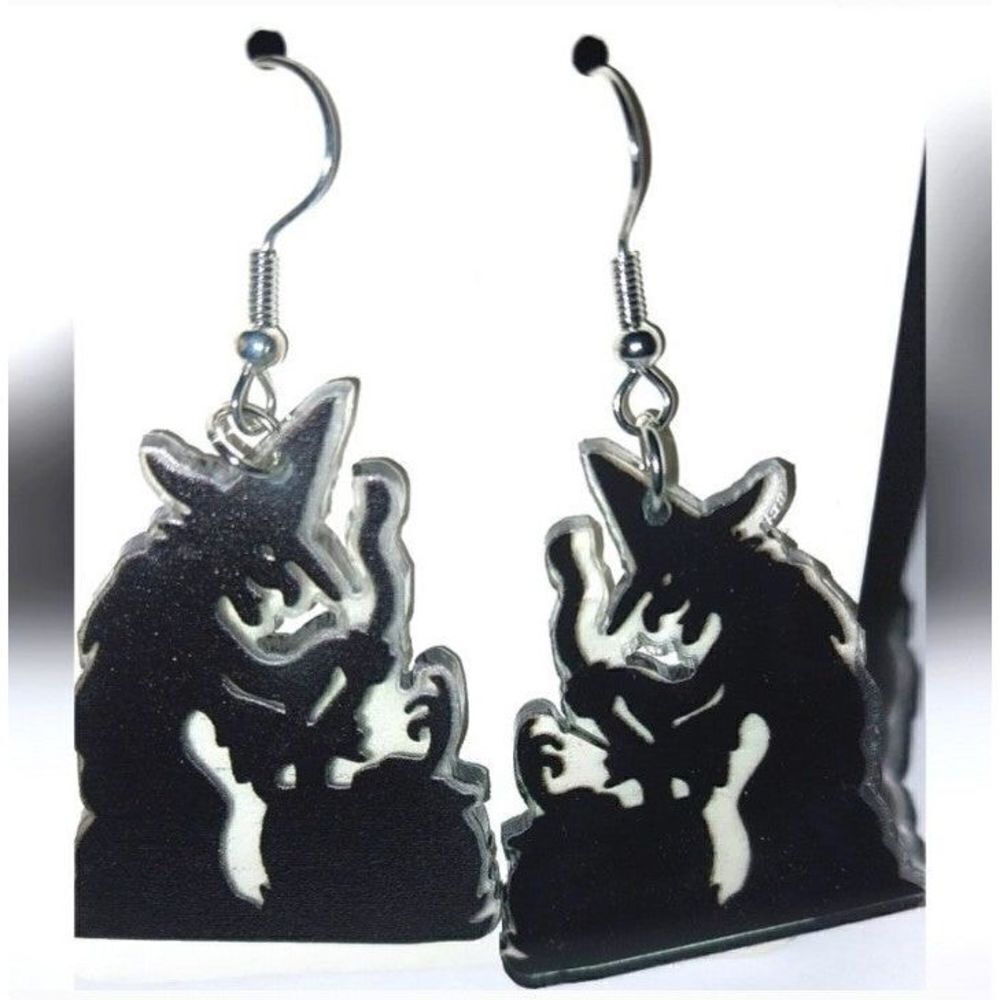 Fun Super cute witches earrings
